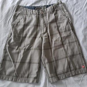 Men's Quiksilver Plaid Shorts, size 29